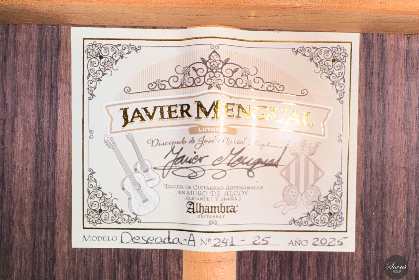 Alhambra Javier Mengual - 2025 - Deseada-A N.241-25