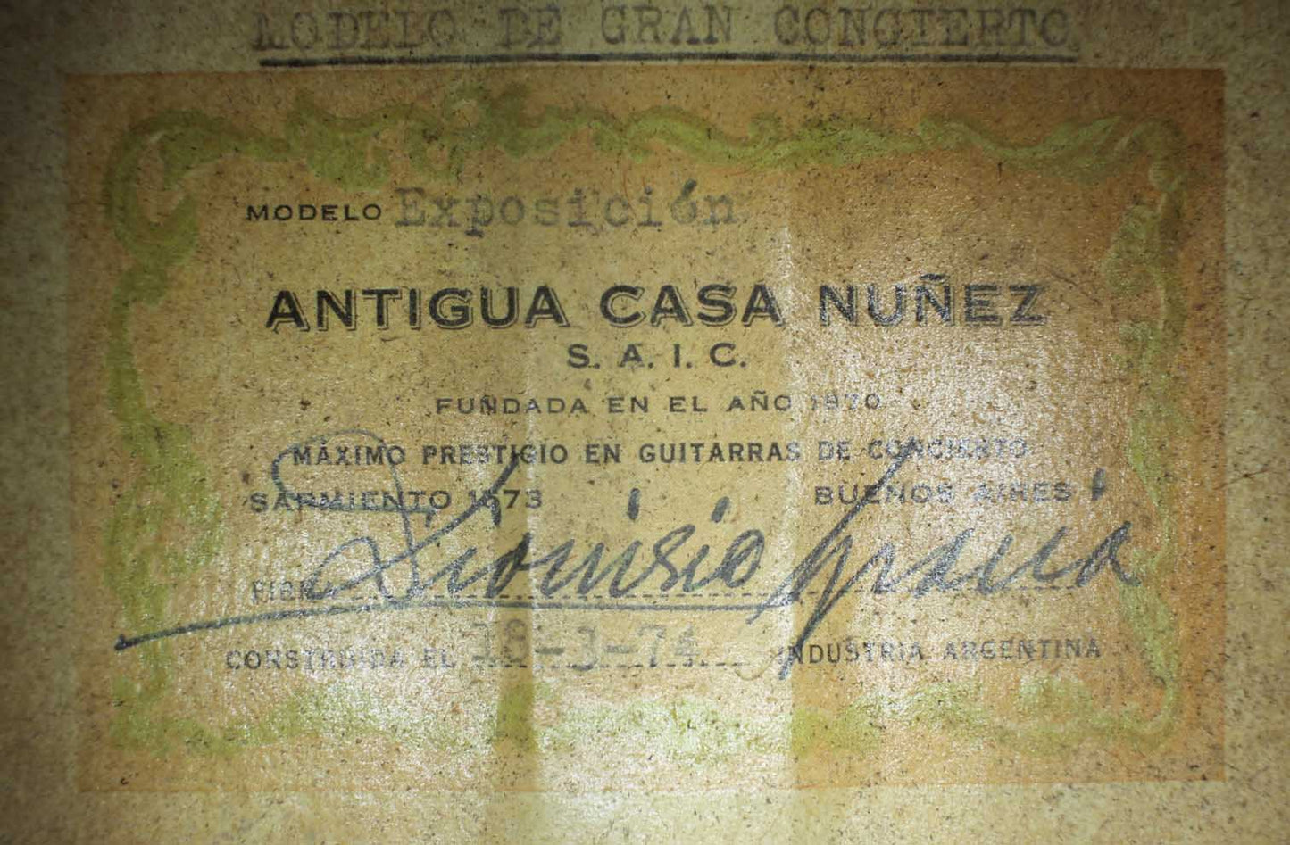 Antigua Casa Nuñez – 1974