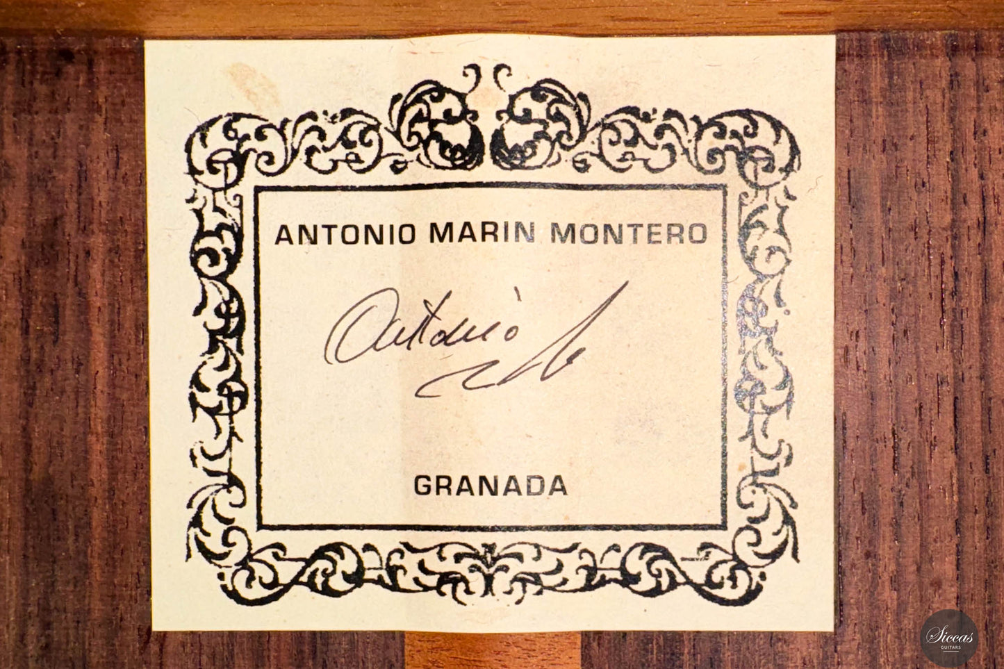 Antonio Marin Montero - 2012 No. 1169 ON HOLD