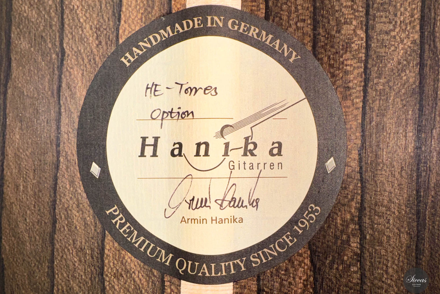 Armin Hanika - HE Torres Lefthand