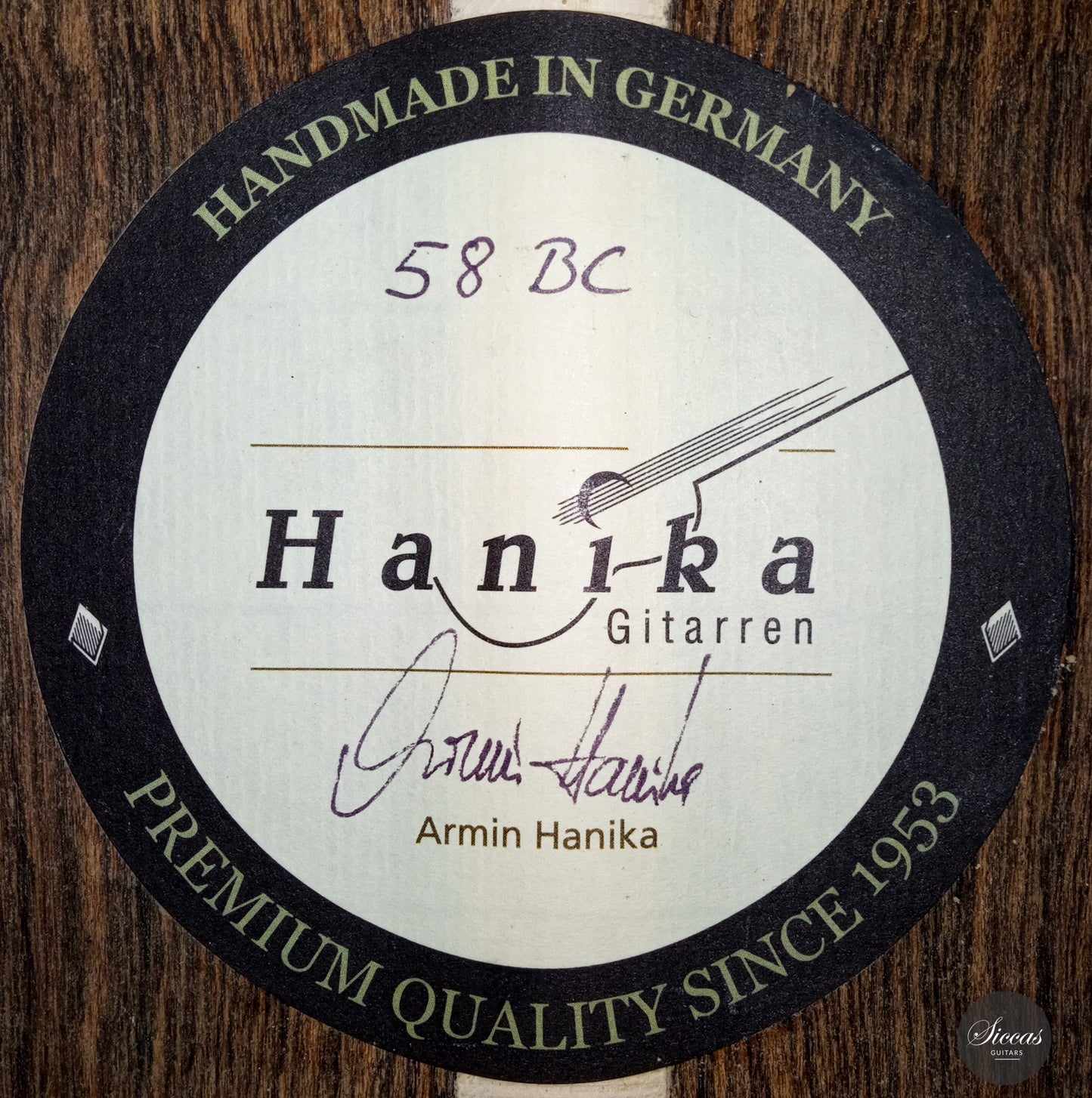 Armin Hanika - 58 BC
