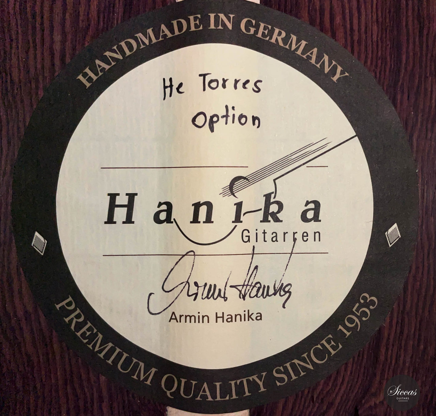 Armin Hanika - HE Torres Lefthand
