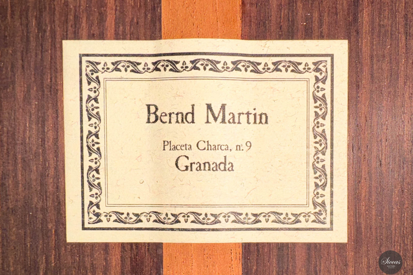 Bernd Martin – 2001 No. 9