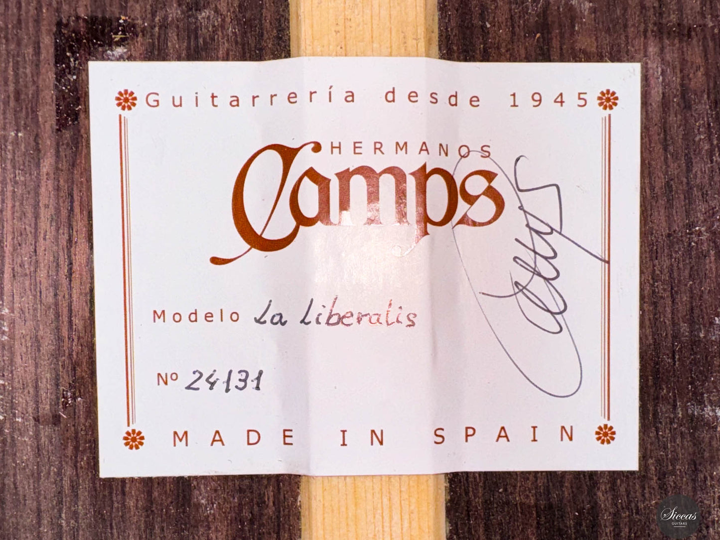 Hermanos Camps - "La Liberalis" Cedar "CL-18"