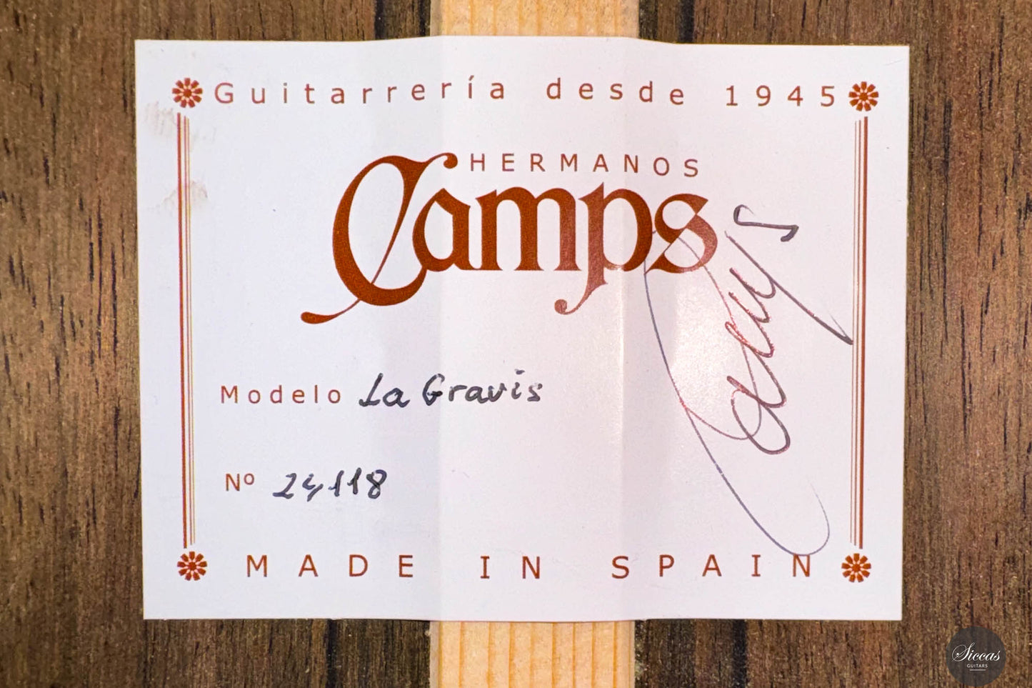 Hermanos Camps - CL 20 C - "La Gravis"