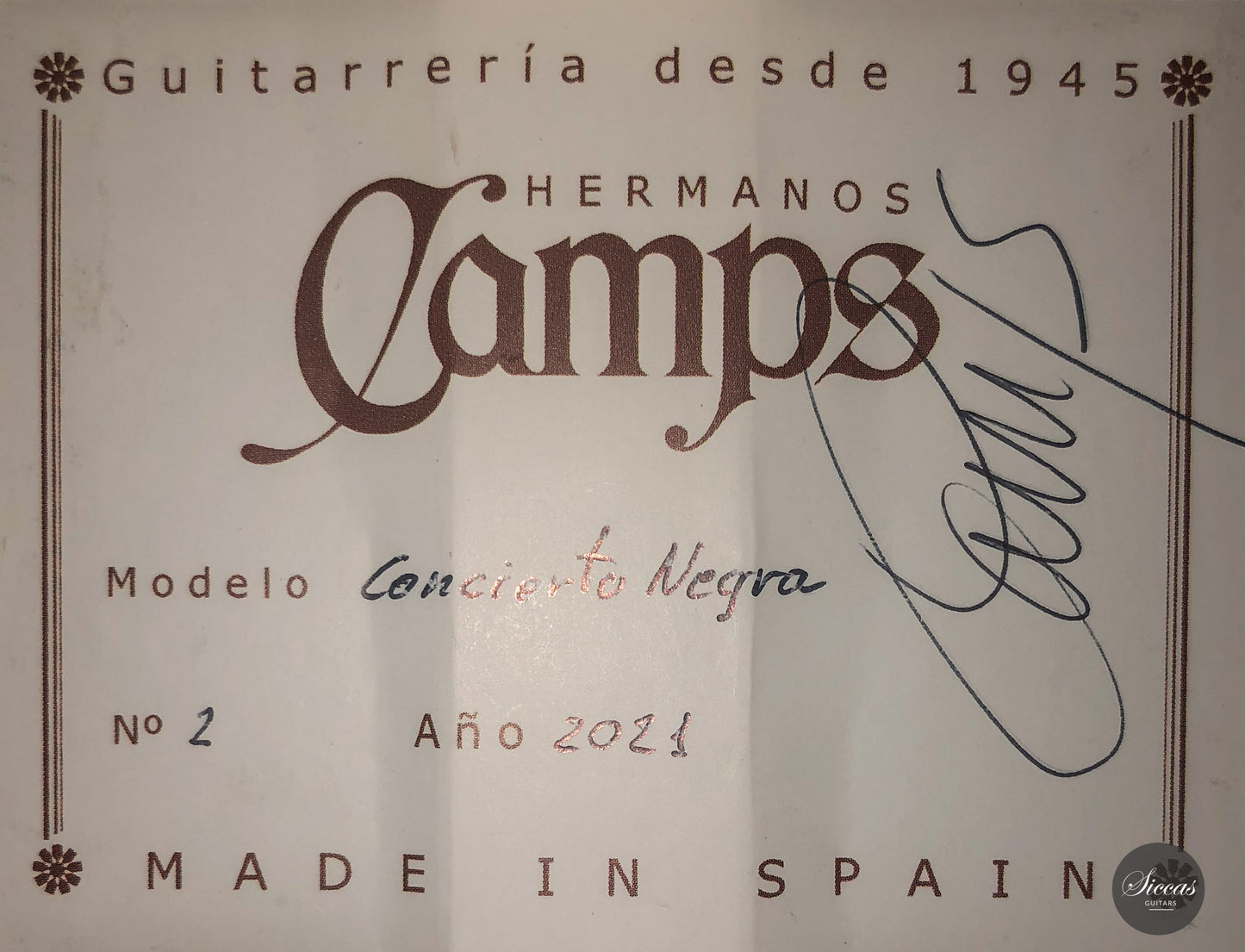 Hermanos Camps - Concierto Negra