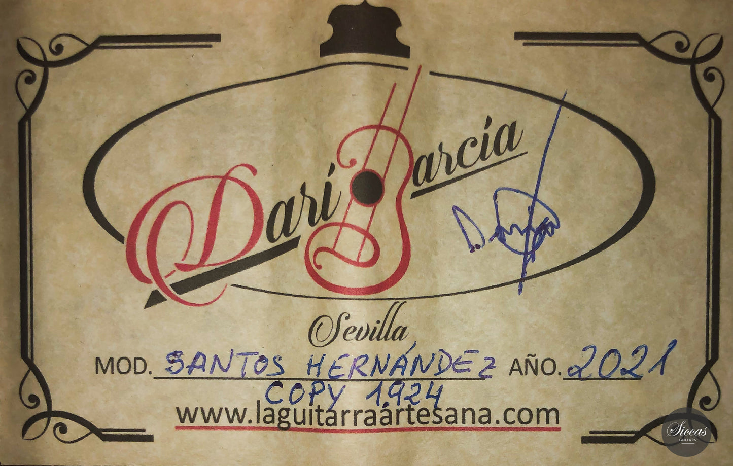 Darío García "Santos Hernandez 1924" - 2021