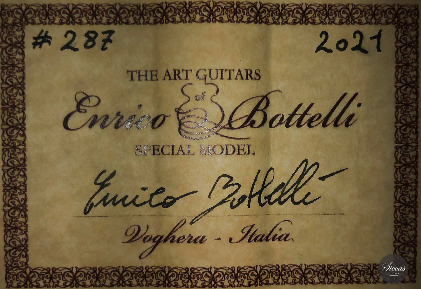 Enrico Bottelli - 2021 "Special Model"