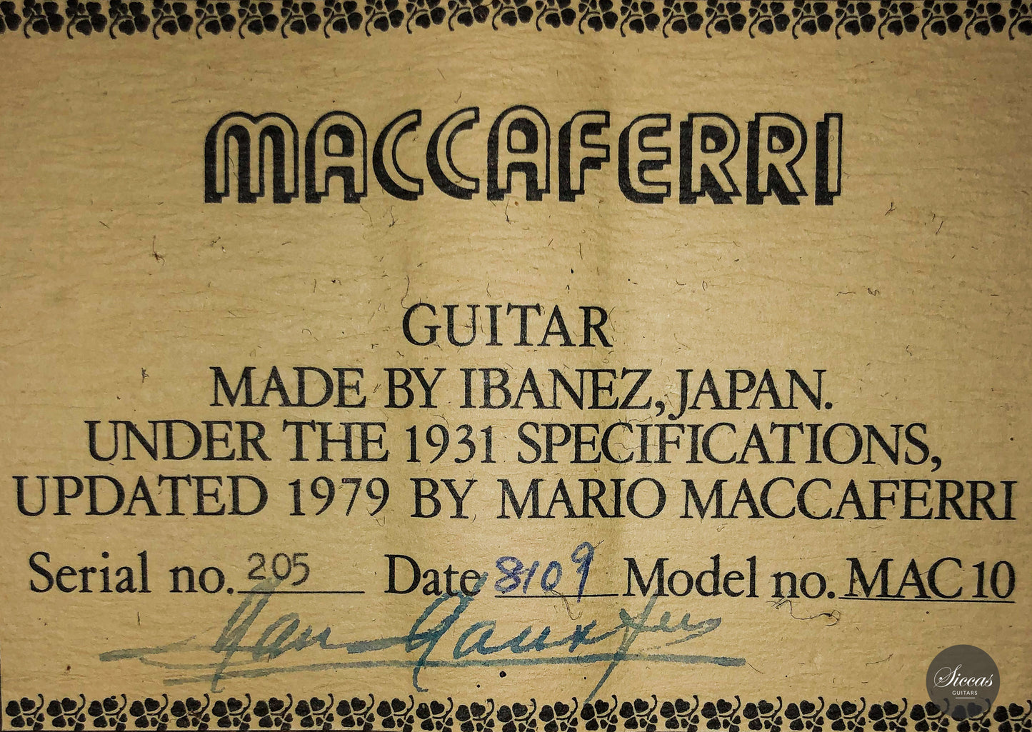 Ibanez Mac 10 - 1981
