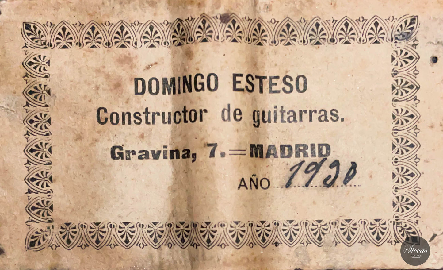Domingo Esteso - 1930