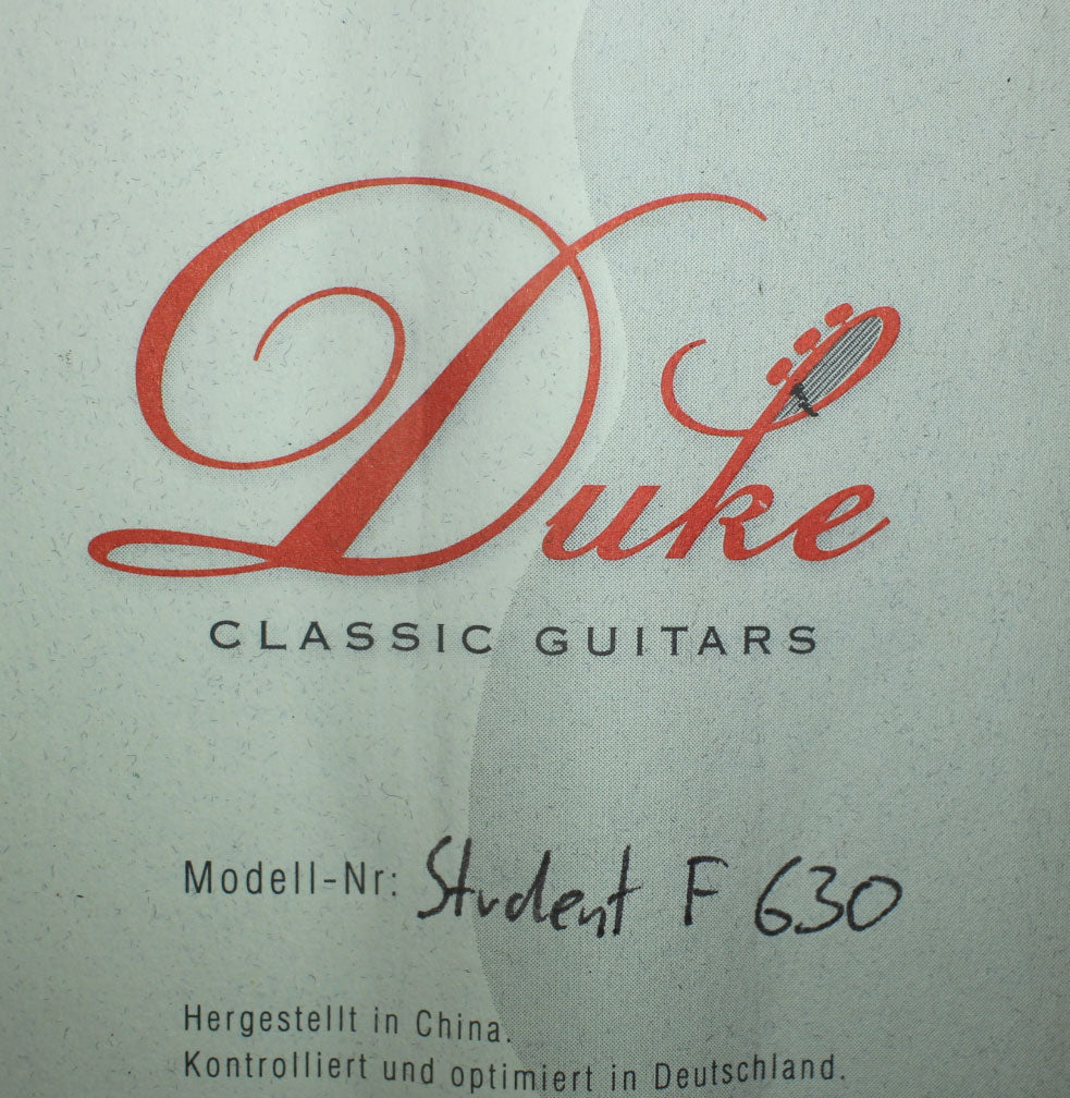 Duke - Student F 630