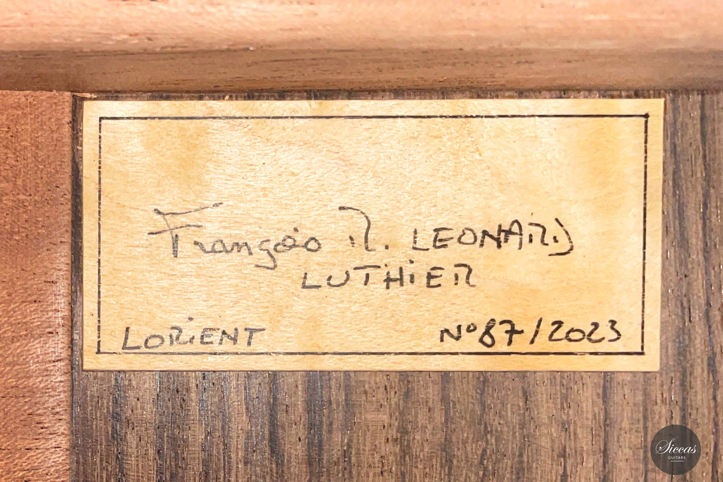 Francois Regis Leonard - 2023 Cedar No. 87