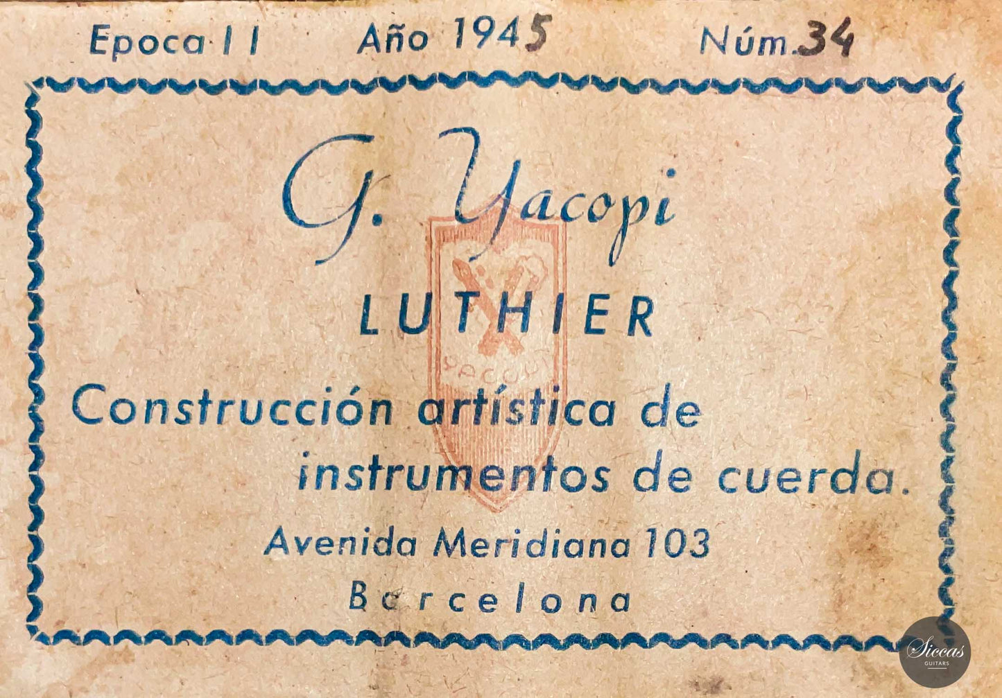 Gamaliel Yacopi - 1945 No. 34