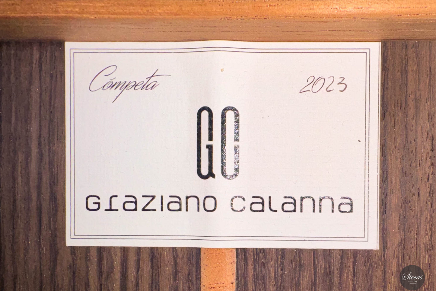 Graziano Calanna - 2023 - Spruce / Indian rosewood