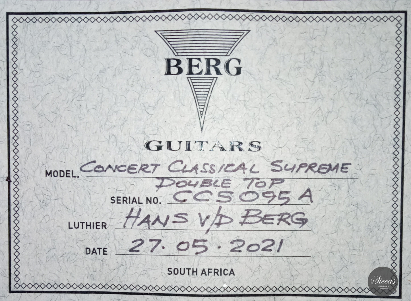 Hans van den Berg - 2021 Doubletop 64 cm