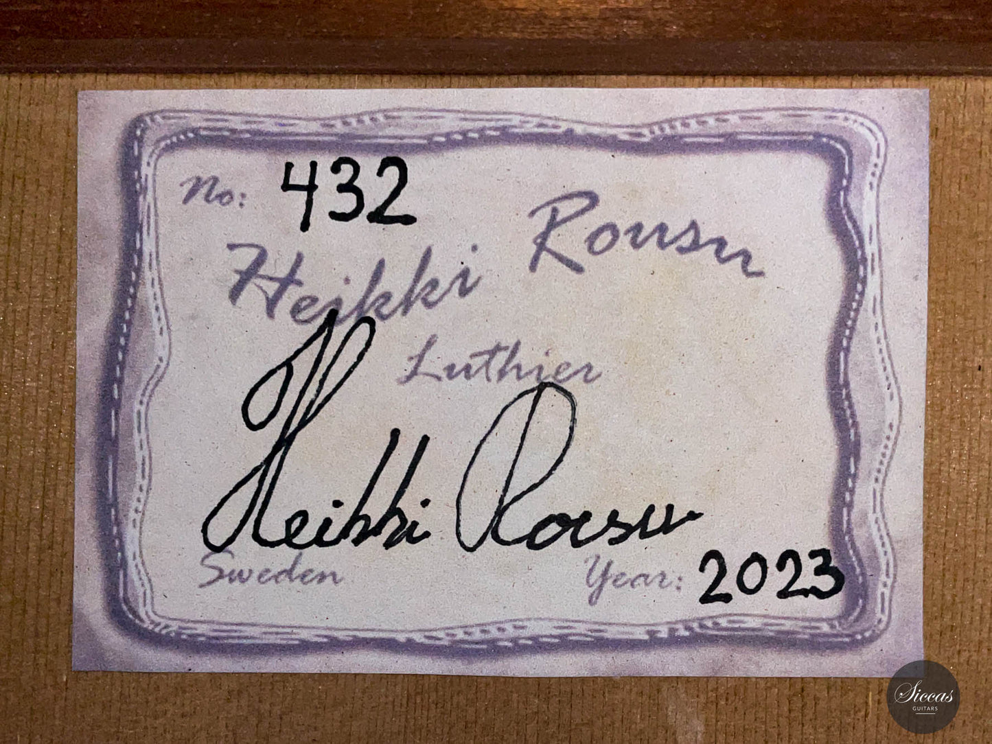 Heikki Rousu - 2023 11-string No. 432