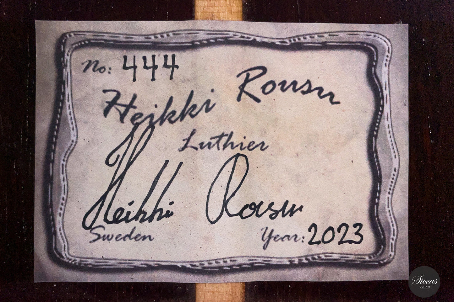 Heikki Rousu - 2023 11-string No. 444