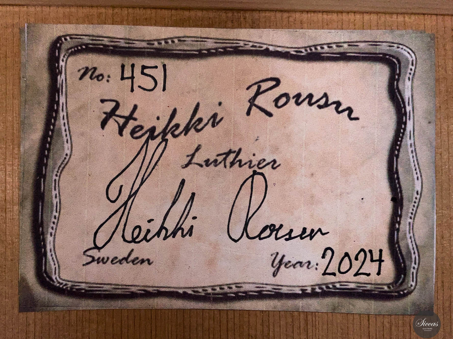 Heikki Rousu - 2024 No. 451 10-String