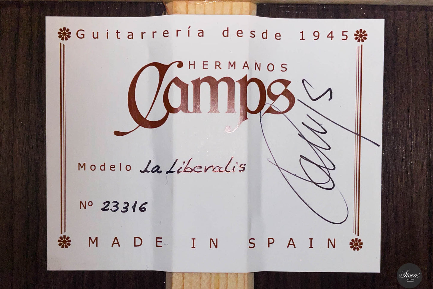 Hermanos Camps - CL 18 S - La Liberalis