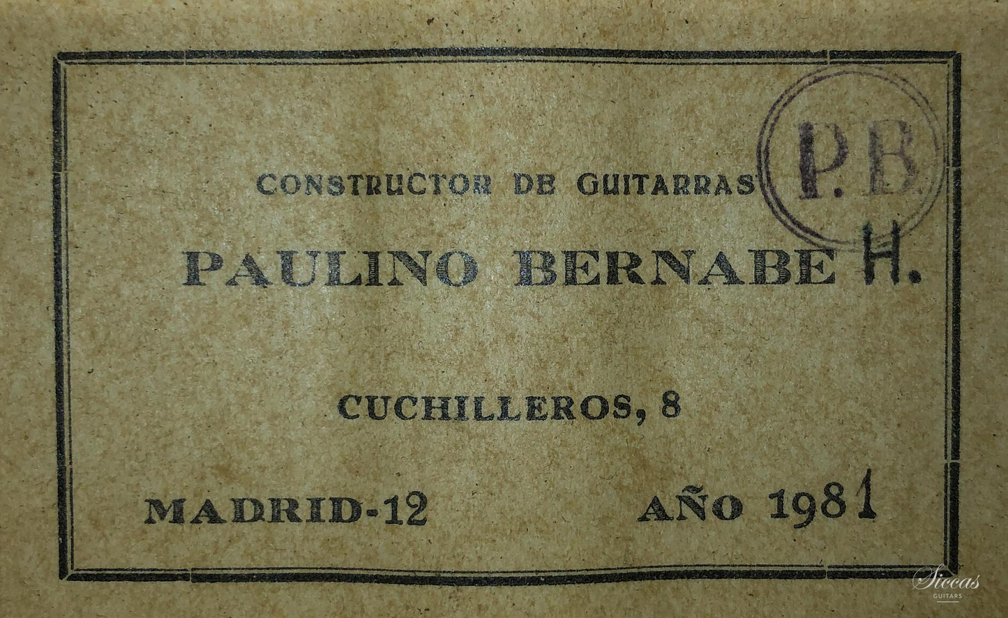 Paulino Bernabe - 1981