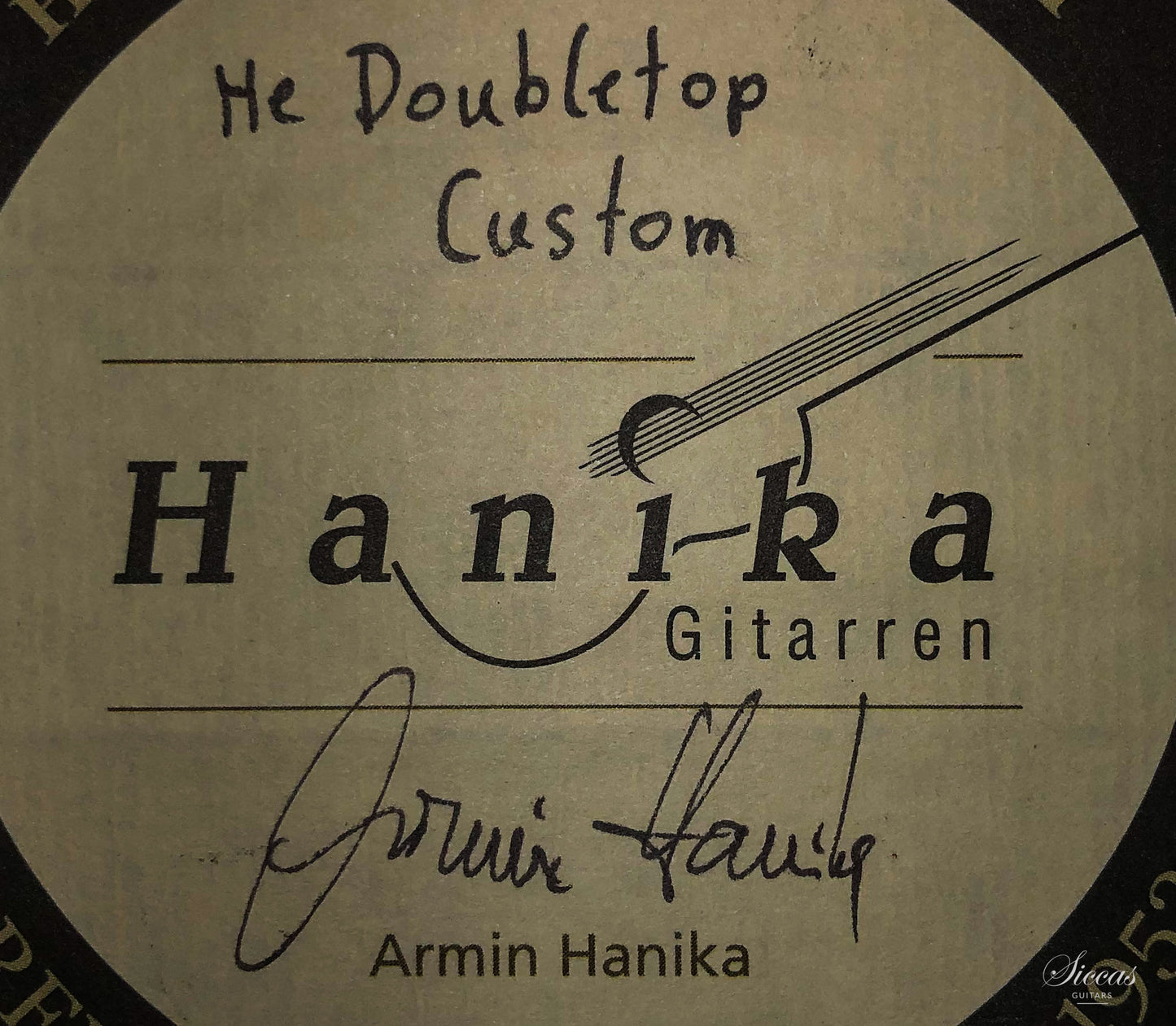 Armin Hanika - HE Custom Doubletop