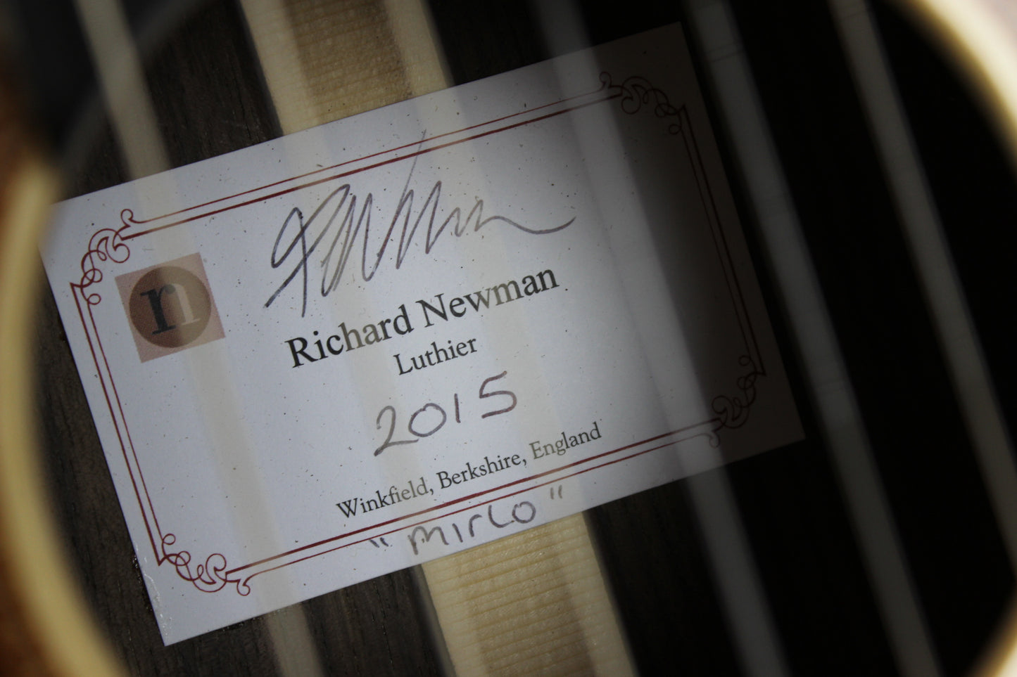 Richard Newman - 2015