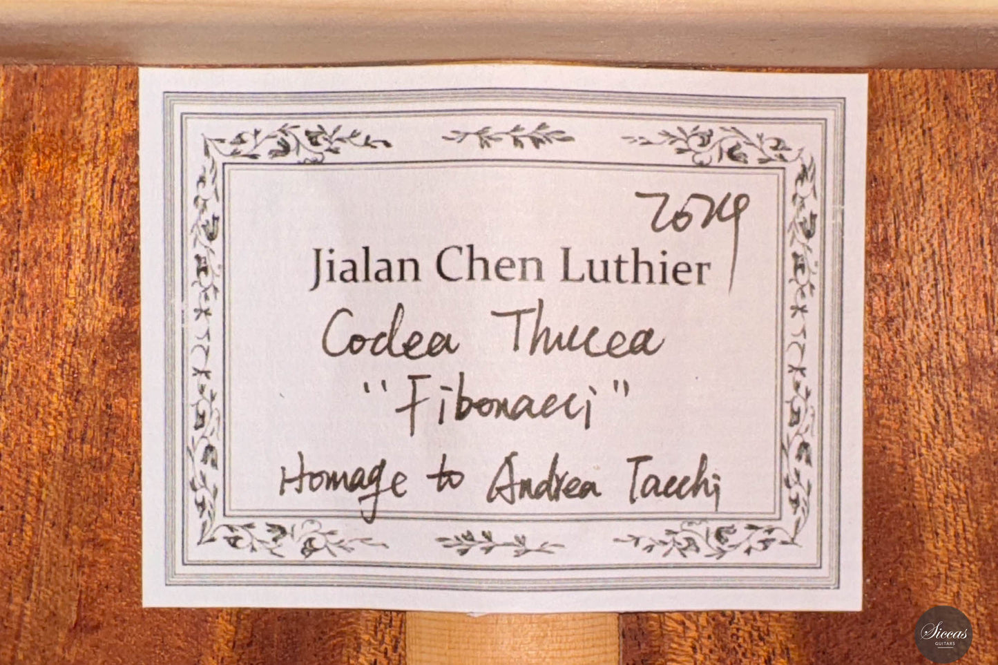 Jialan Chen - 2024 Coclea Thucea “Fibonacci” 64 cm