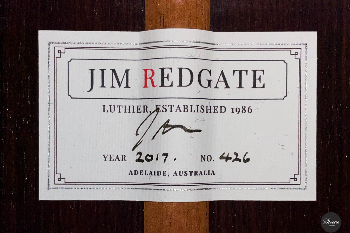Jim Regate - 2017 No. 426 Doubletop