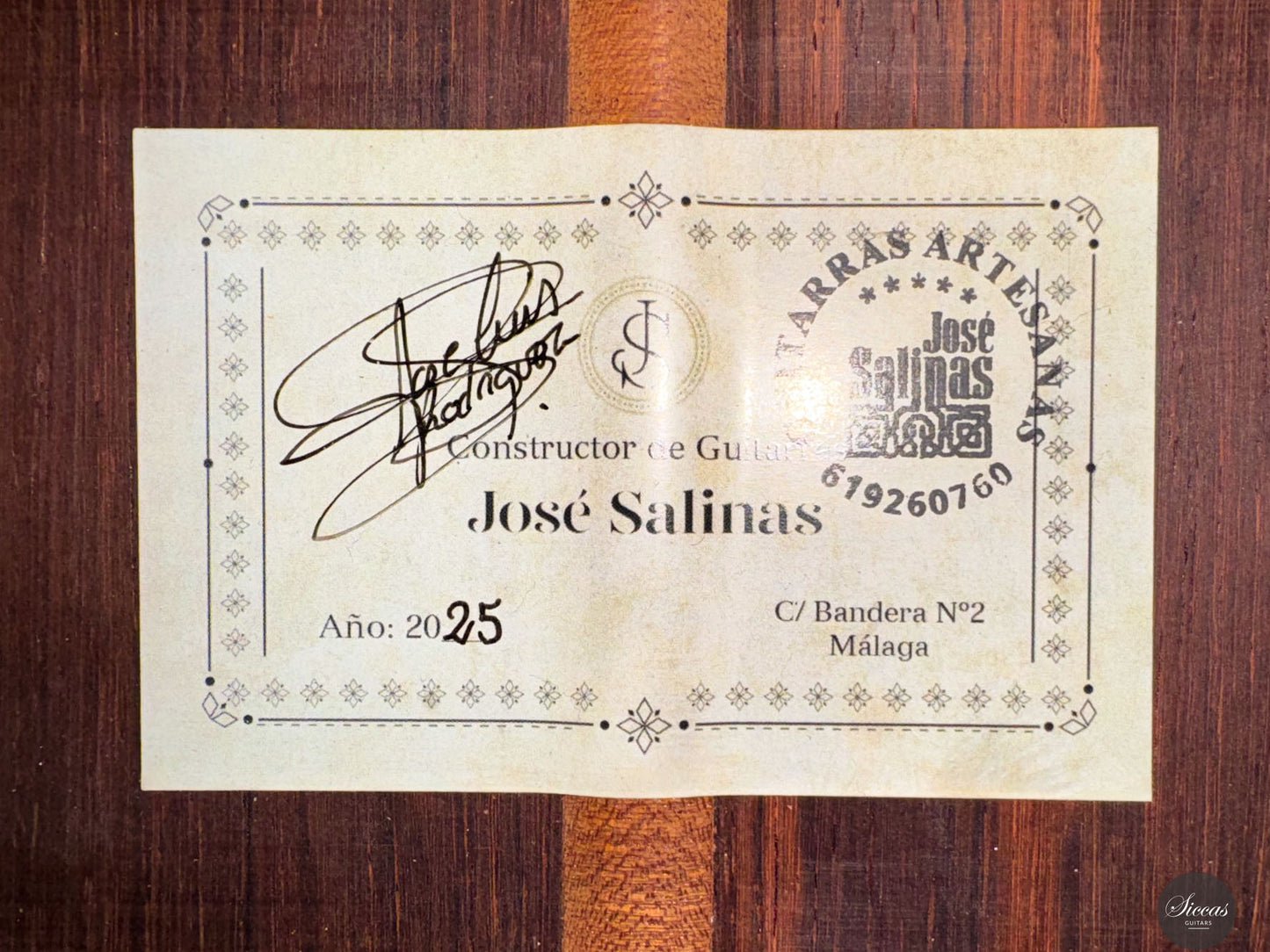 José Salinas - 2025 - Cedar/Madagascar