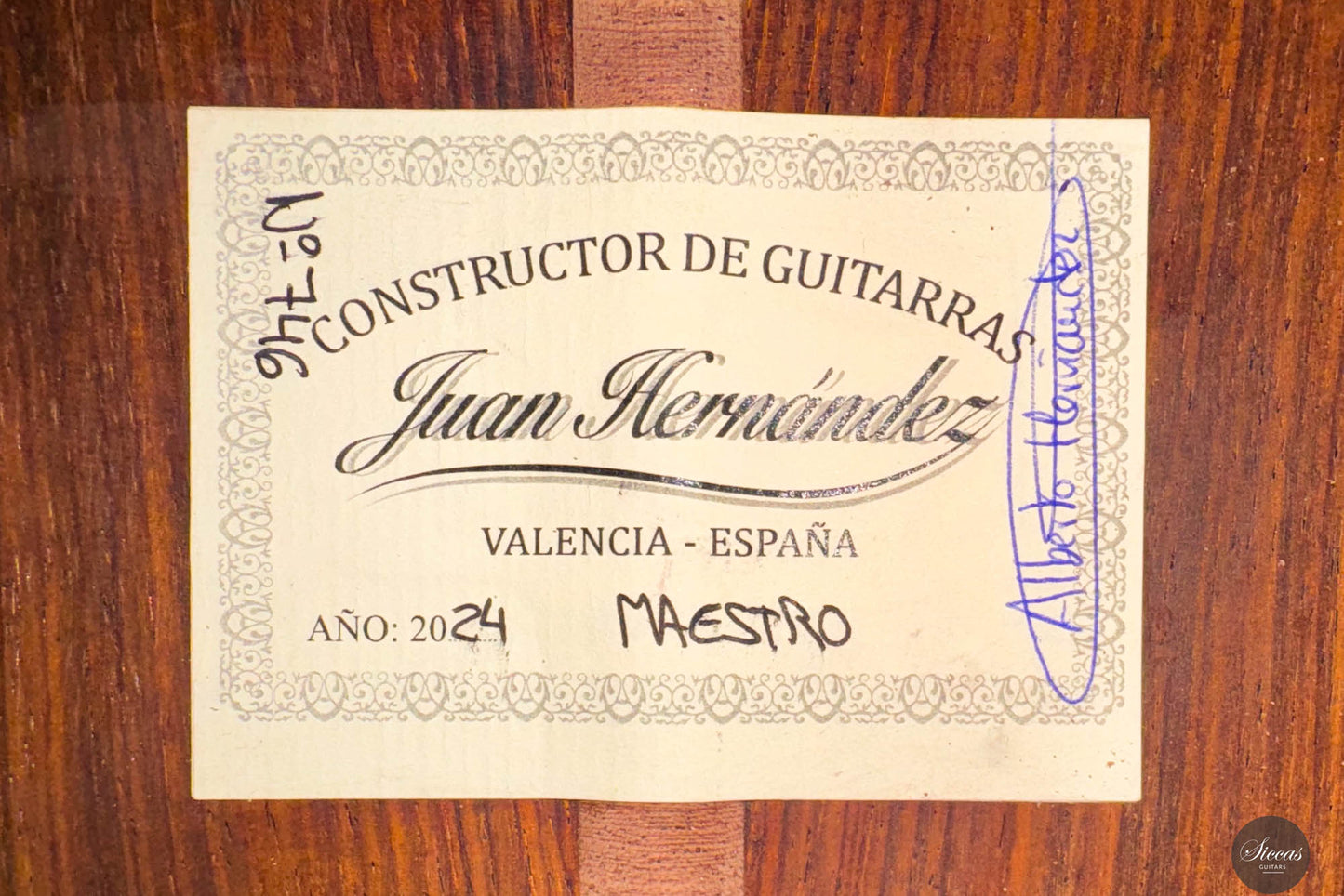 Juan Hernandez – 2024 Maestro Cedar "Lattice"