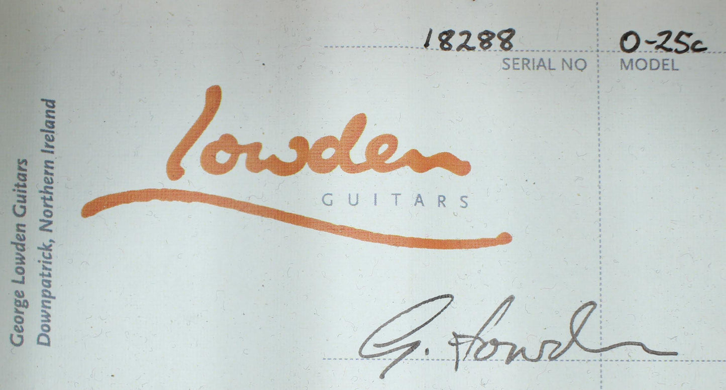 George Lowden - 025c 2013