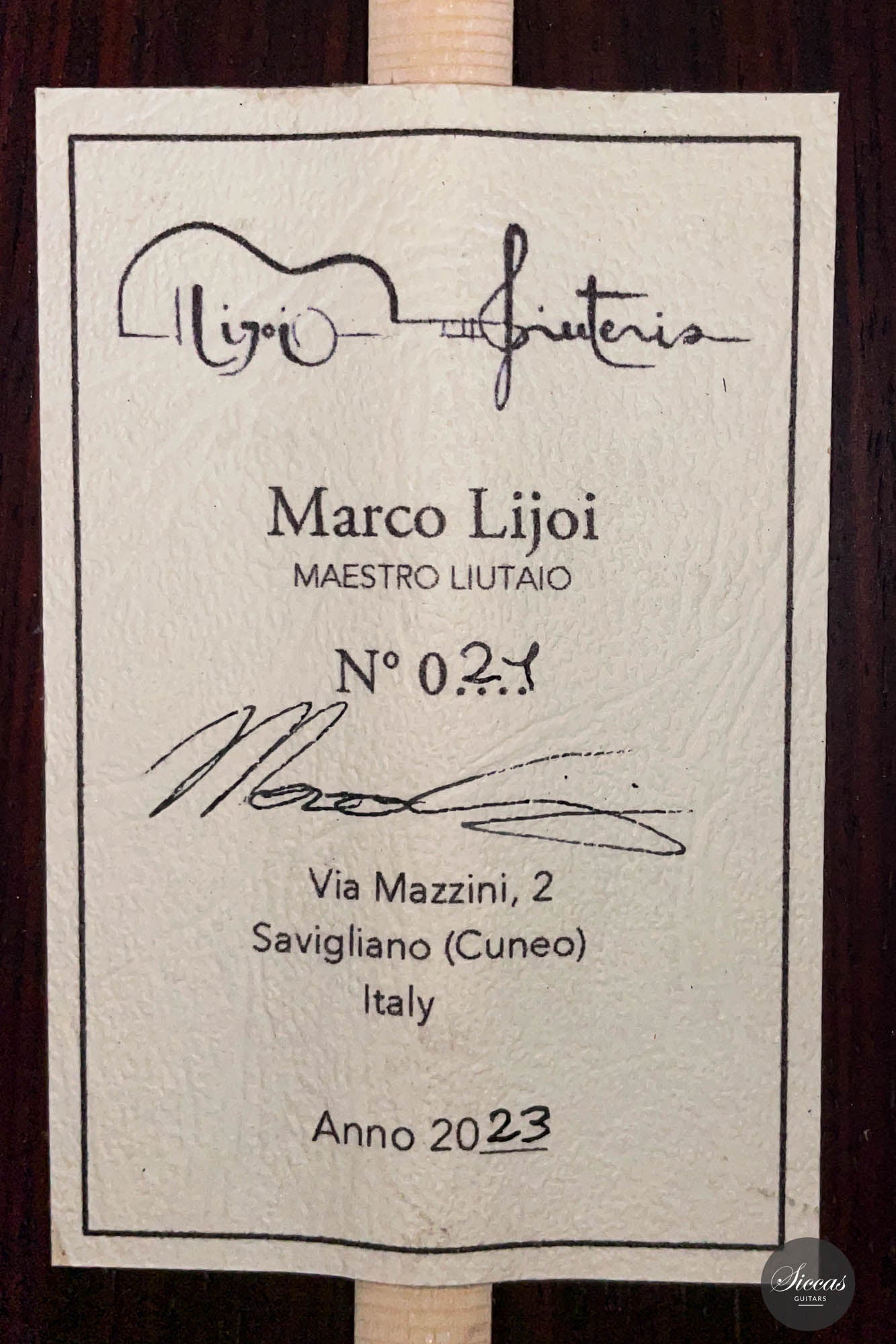 Marco Lijoi - 2023 No. 21