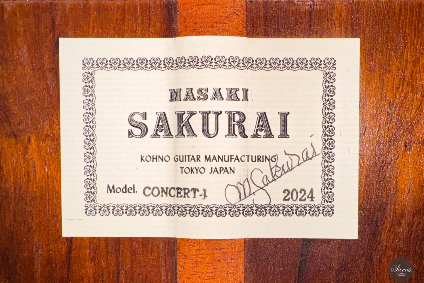 Masaki Sakurai - Concert-J Left-Hand Spruce 63 cm