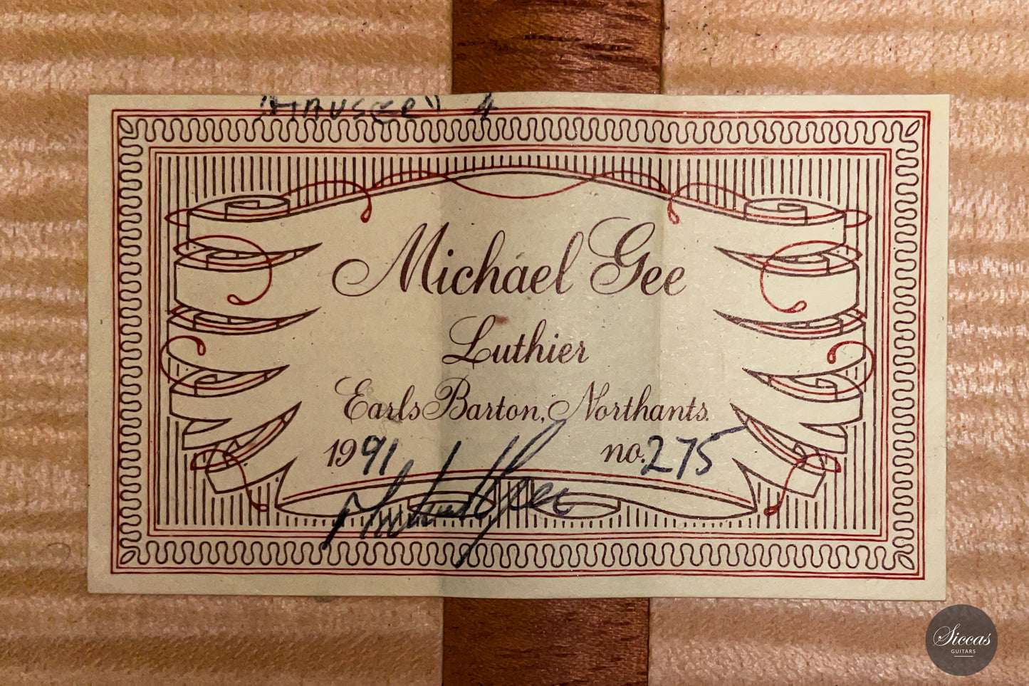 Michael Gee - 1991 No. 275