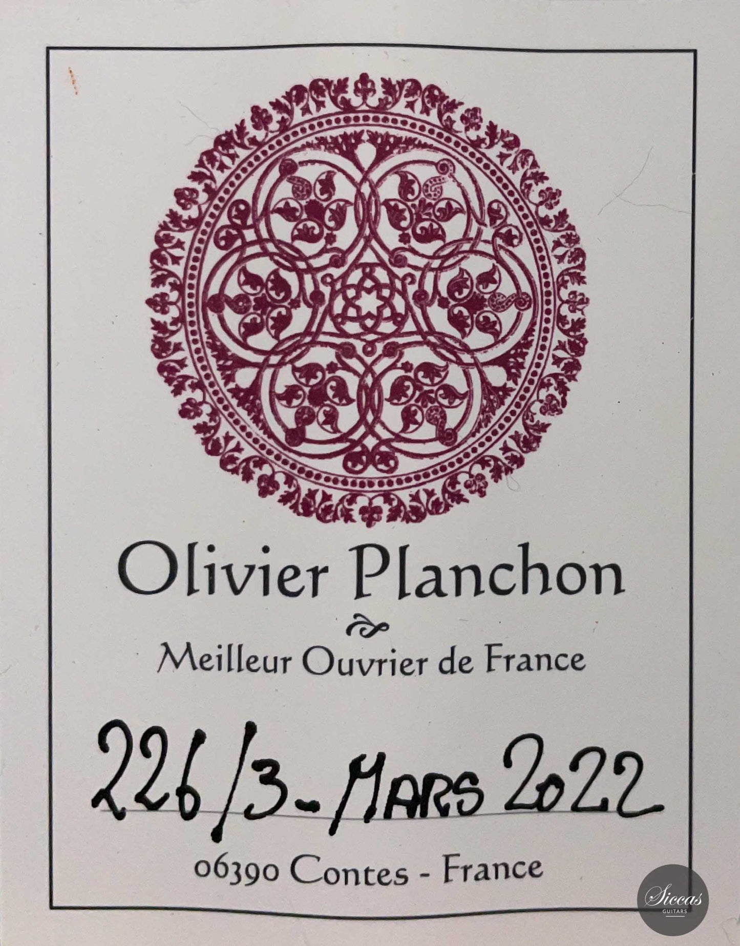 Olivier Planchon - 2022 No. 226