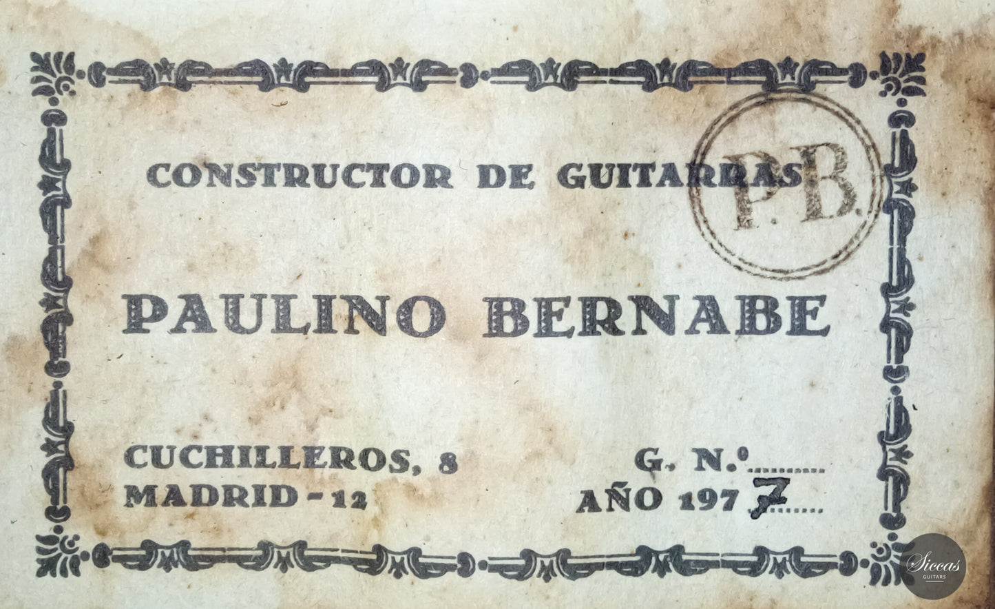 Paulino Bernabe Sr. - 1977