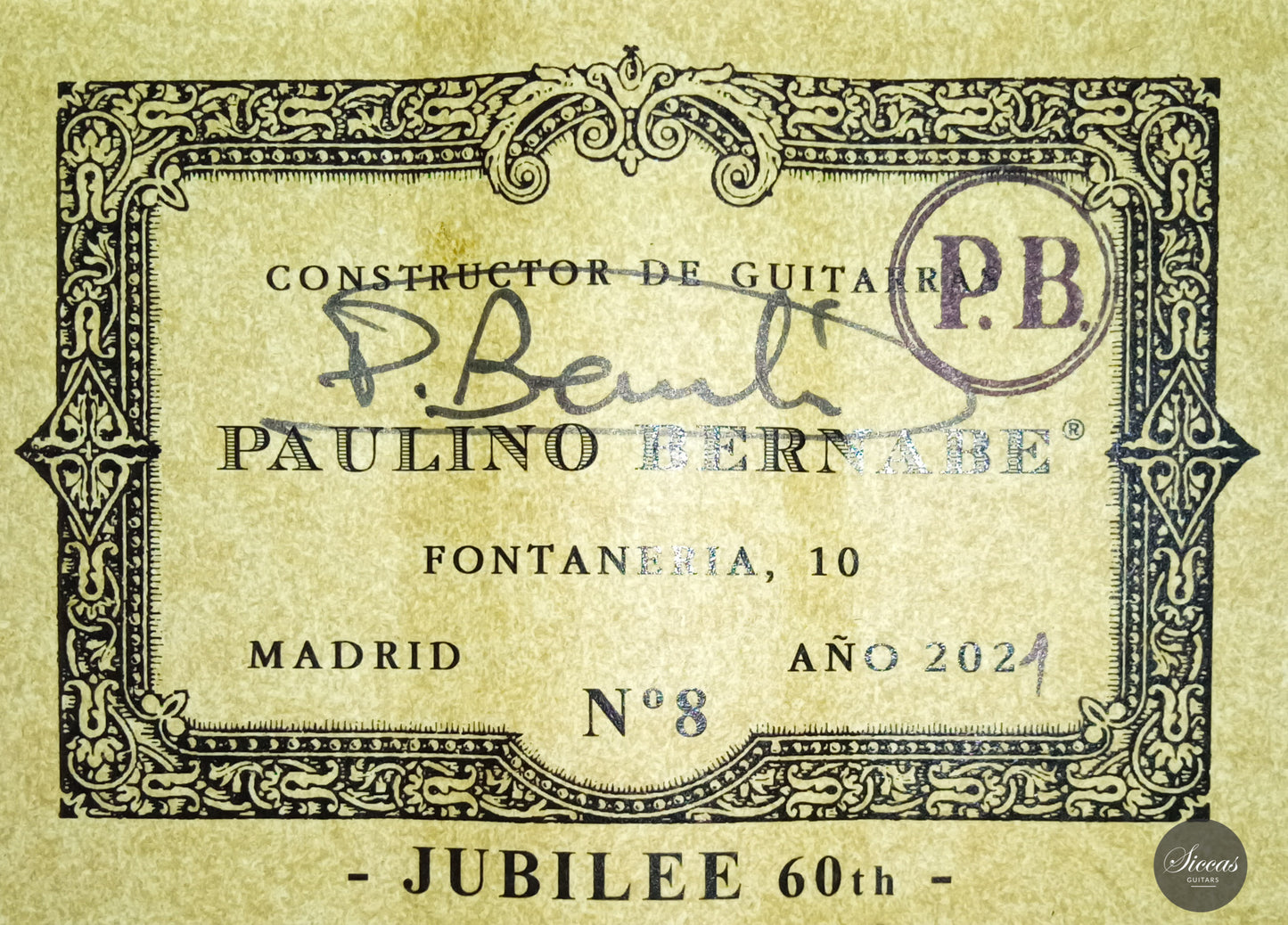 Paulino Bernabé - 2021 Jubilee 60th