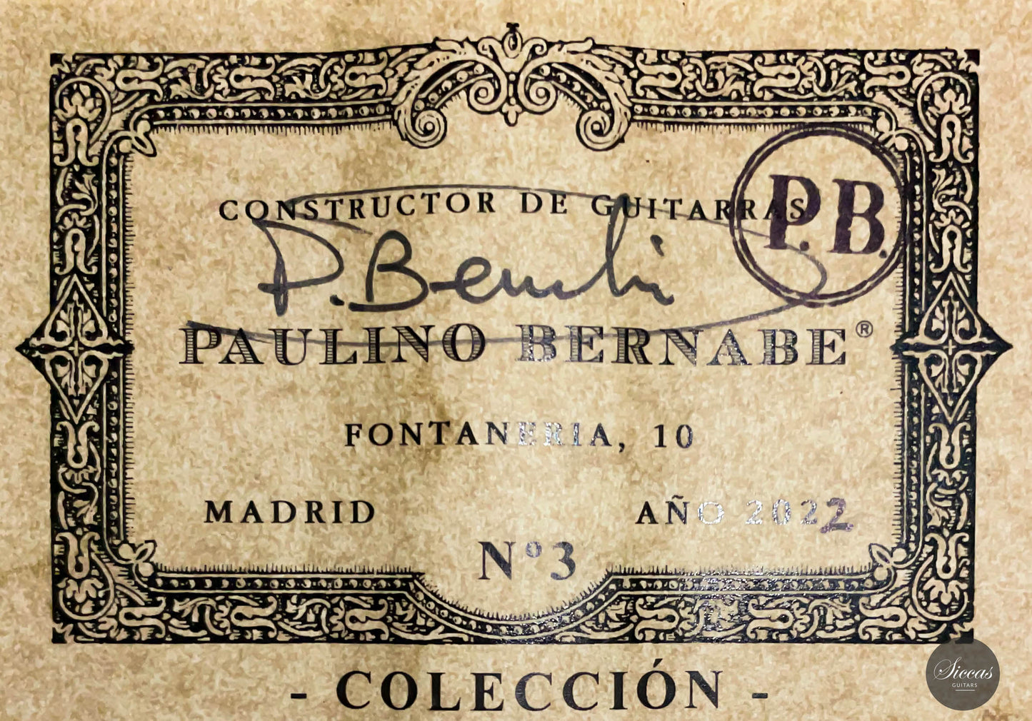Paulino Bernabé - 2022 Colección No. 3