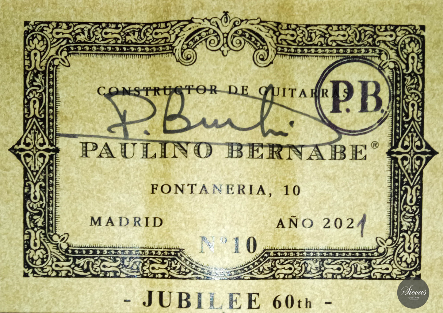 Paulino Bernabé - 2021 Jubilee 60th