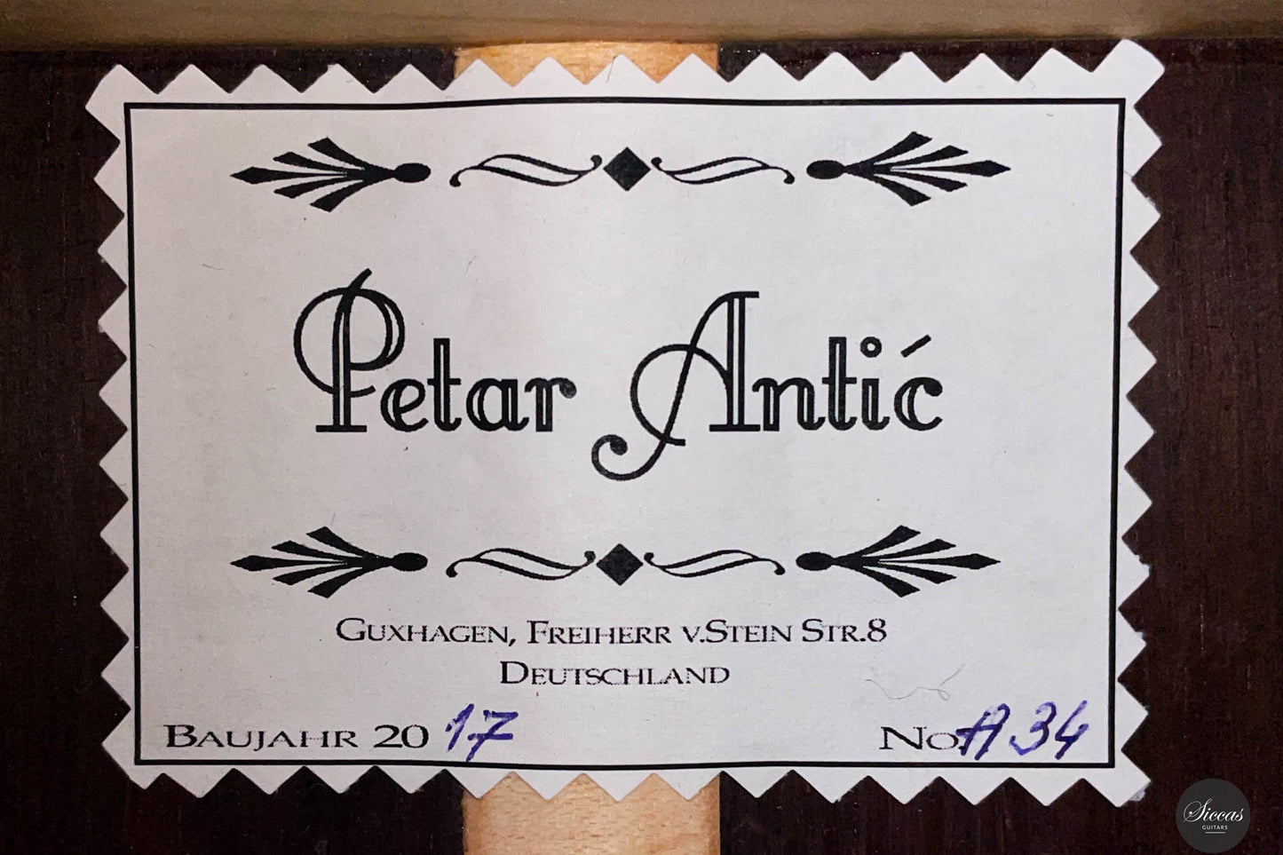 Petar Antic - 2017 No. A 34