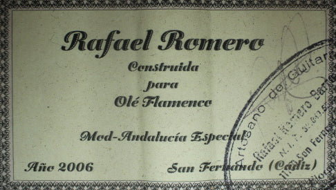 Rafael Romero - 2006