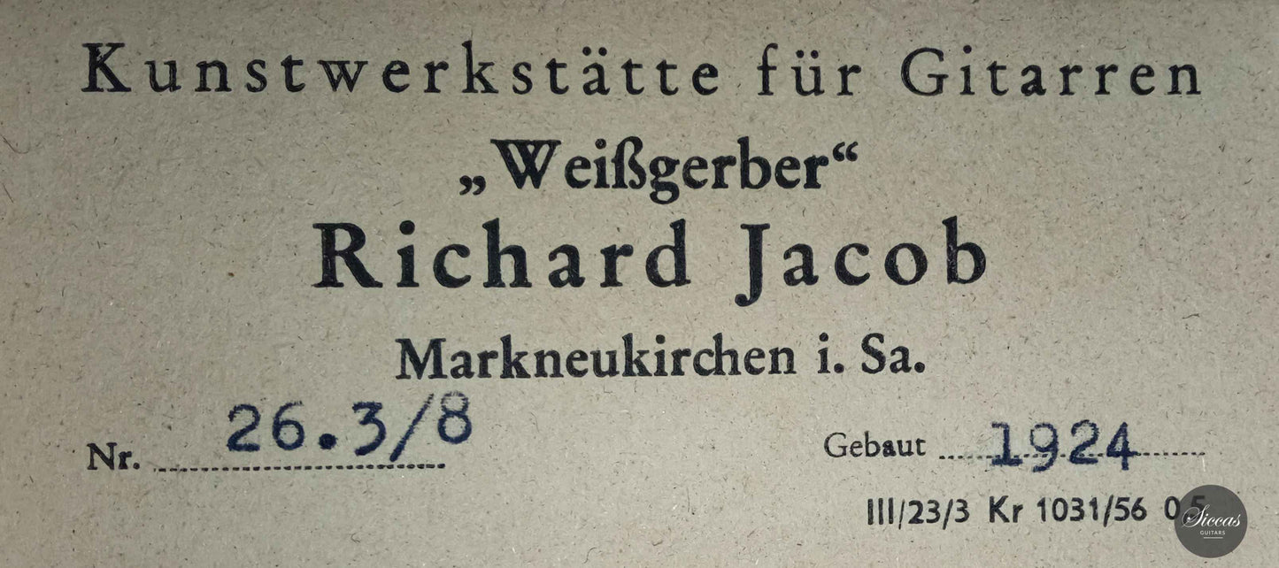 Richard Jacob Weissgerber – 1924 Großes Wiener Konzert-Modell