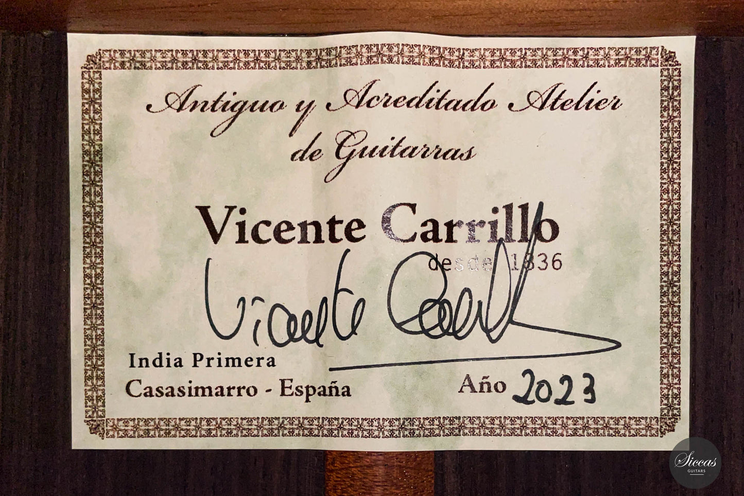 Vicente Carrillo - "India Primera"