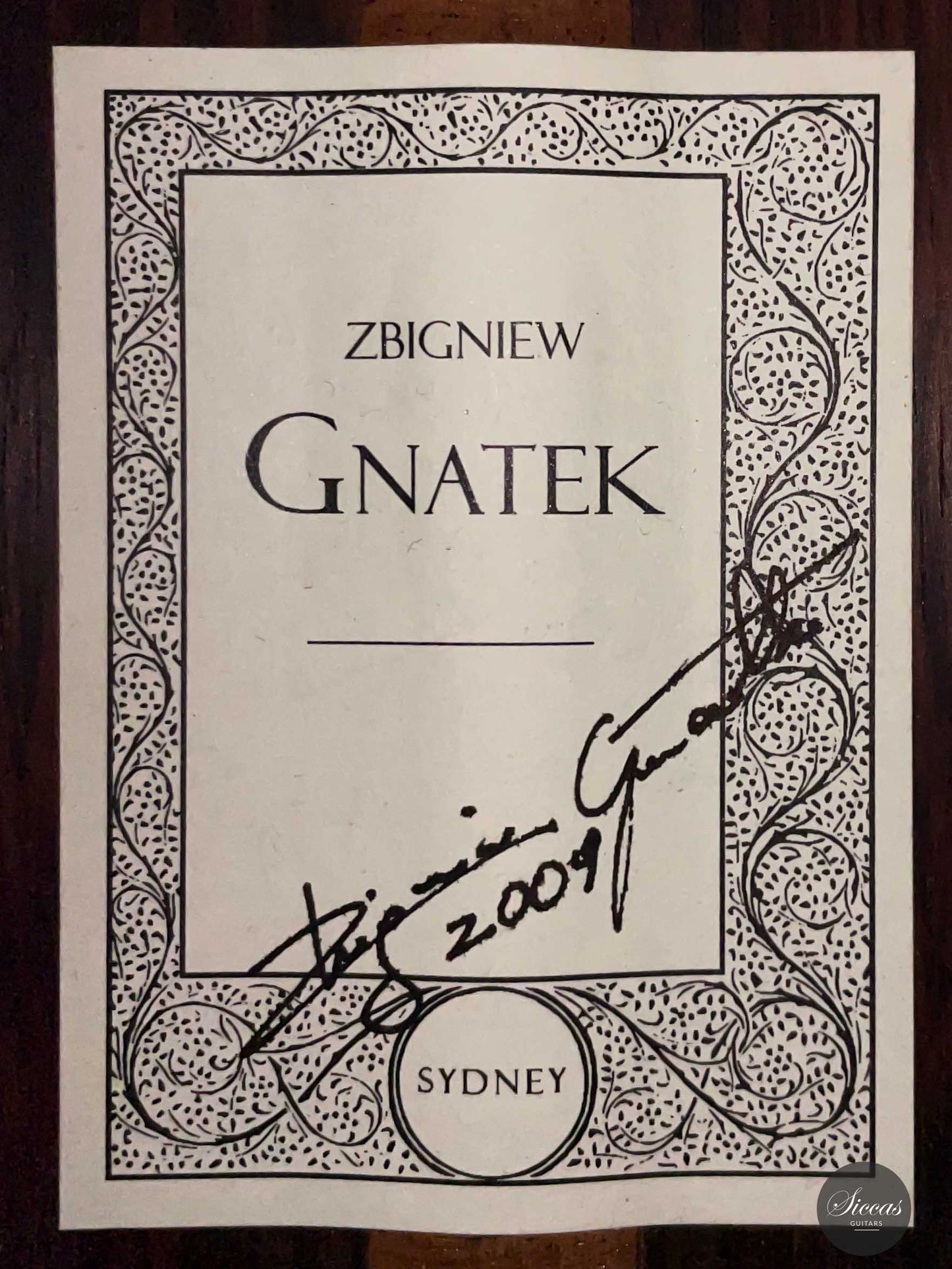 Zbigniew Gnatek - 2009