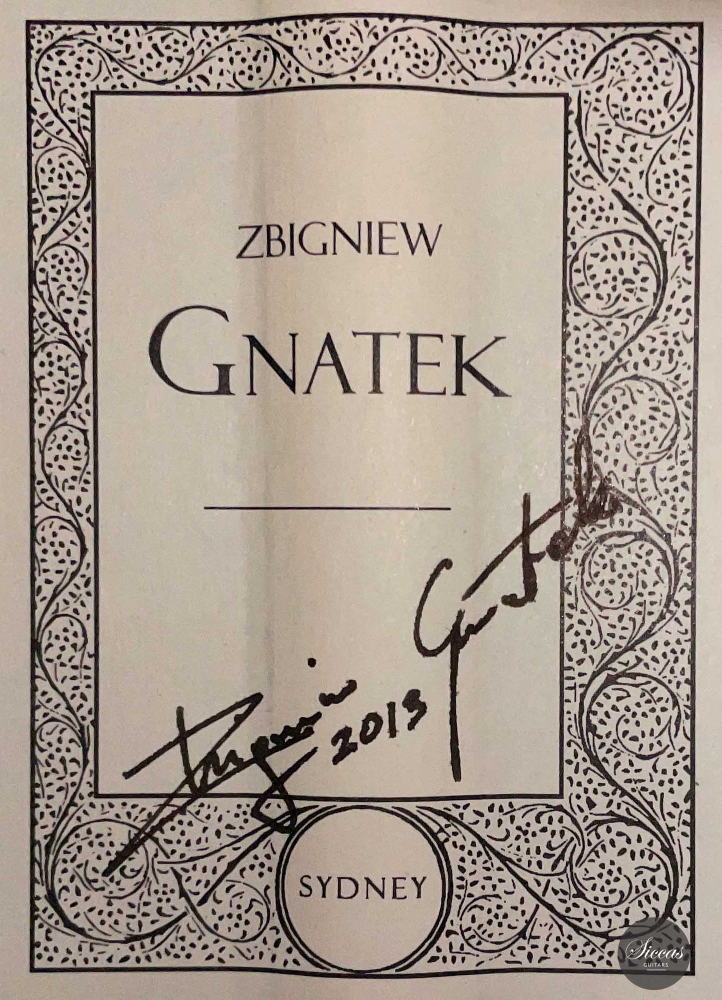 Zbigniew Gnatek - 2013 Lattice