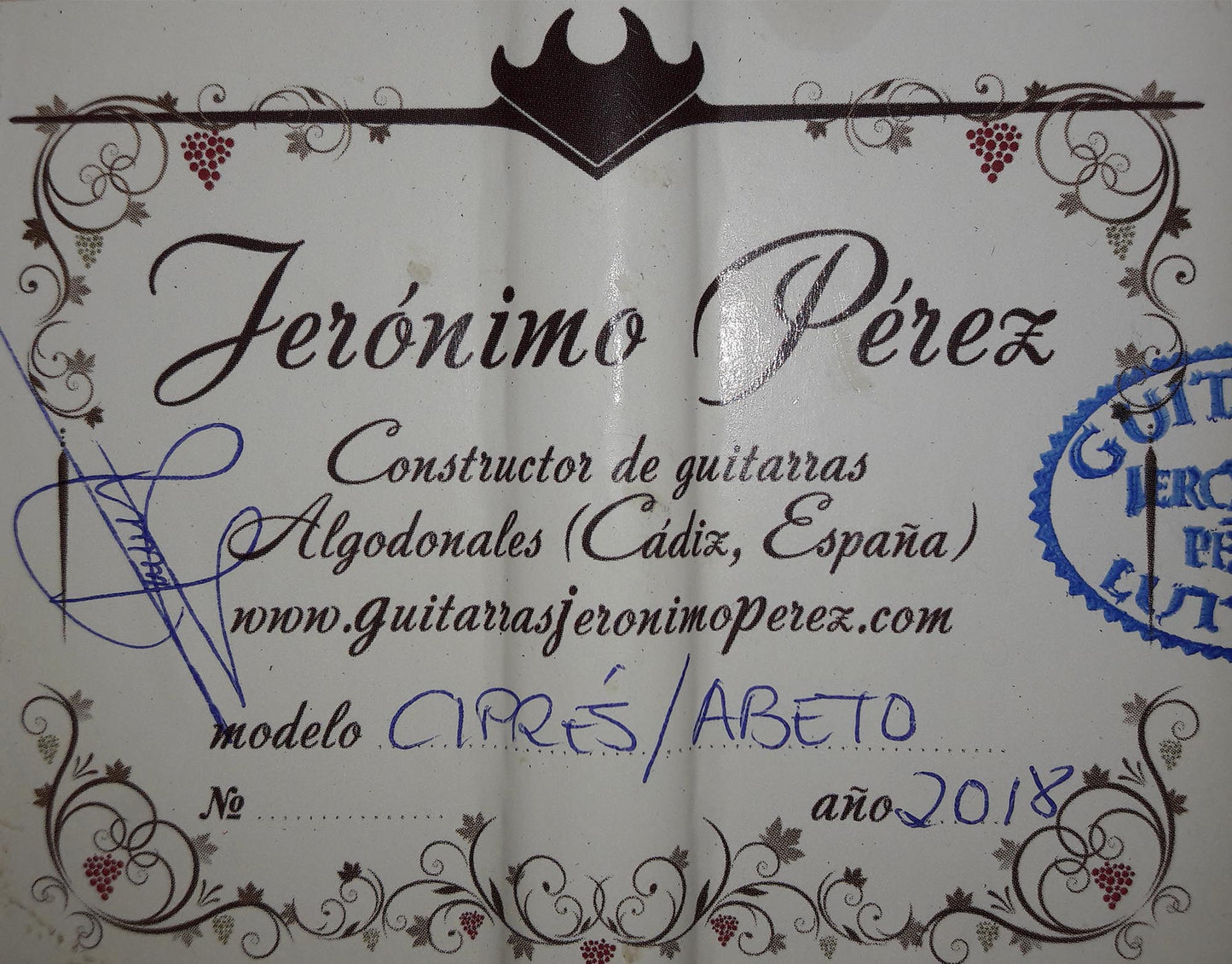 Jerónimo Pérez - Flamenca 2018 CF