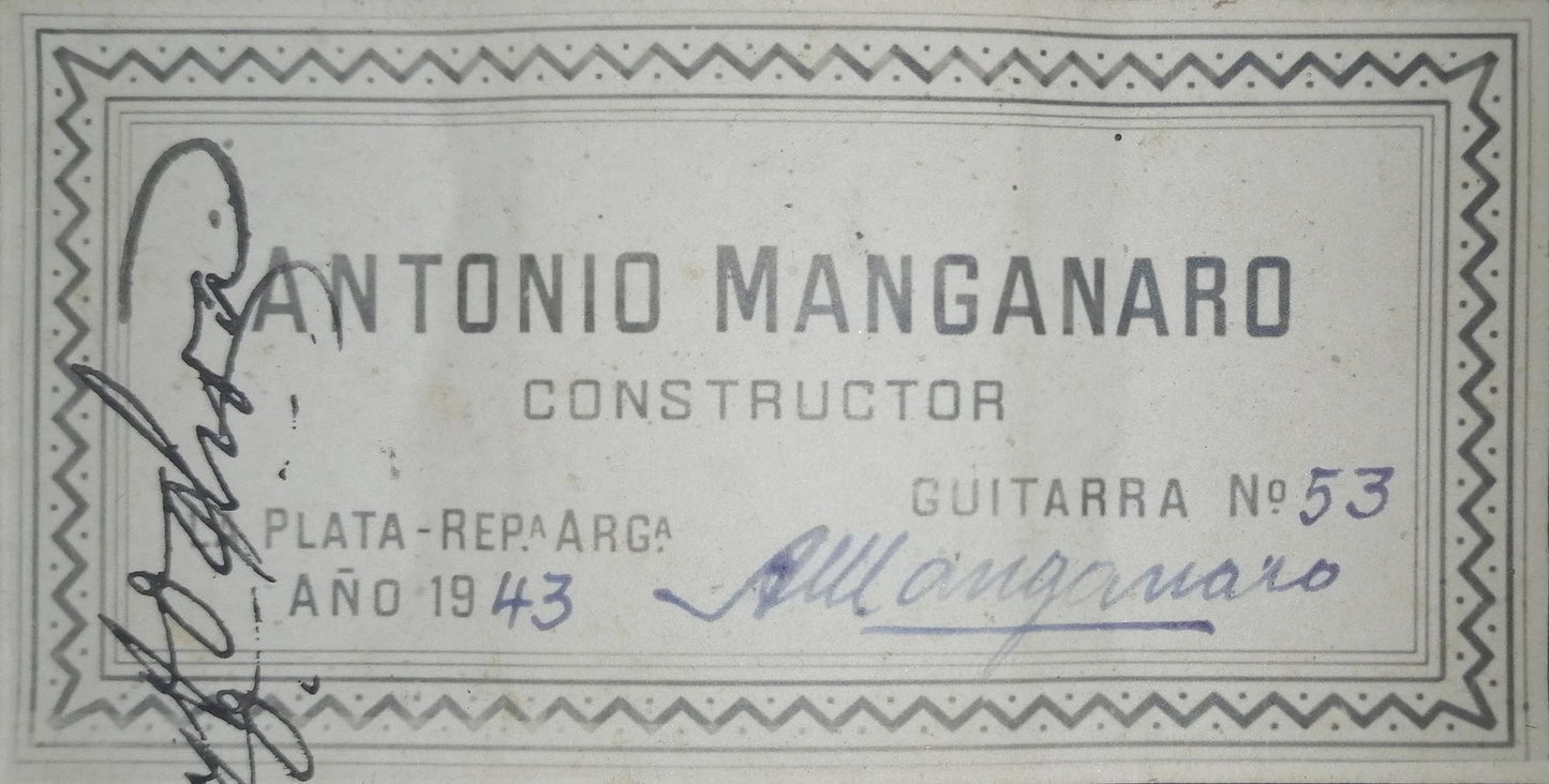 Antonio Manganaro - 1943 ex Antonio Ochoa