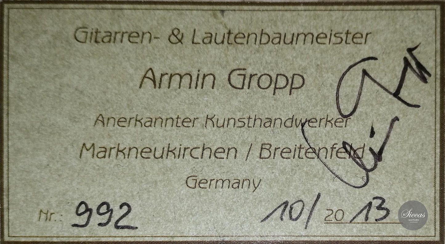 Armin Gropp - 2013 Romantische Gitarre