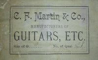 C. F. Martin - 1880-1890