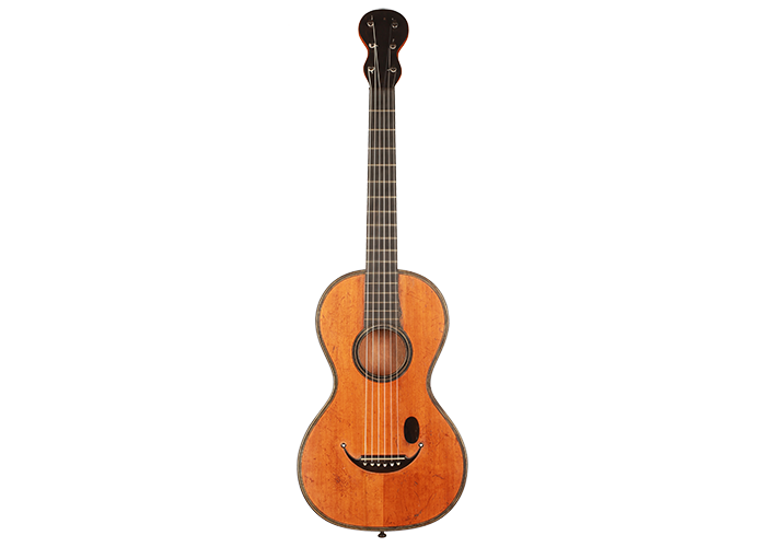 Französische romantische Gitarre - ca. 1820-30
